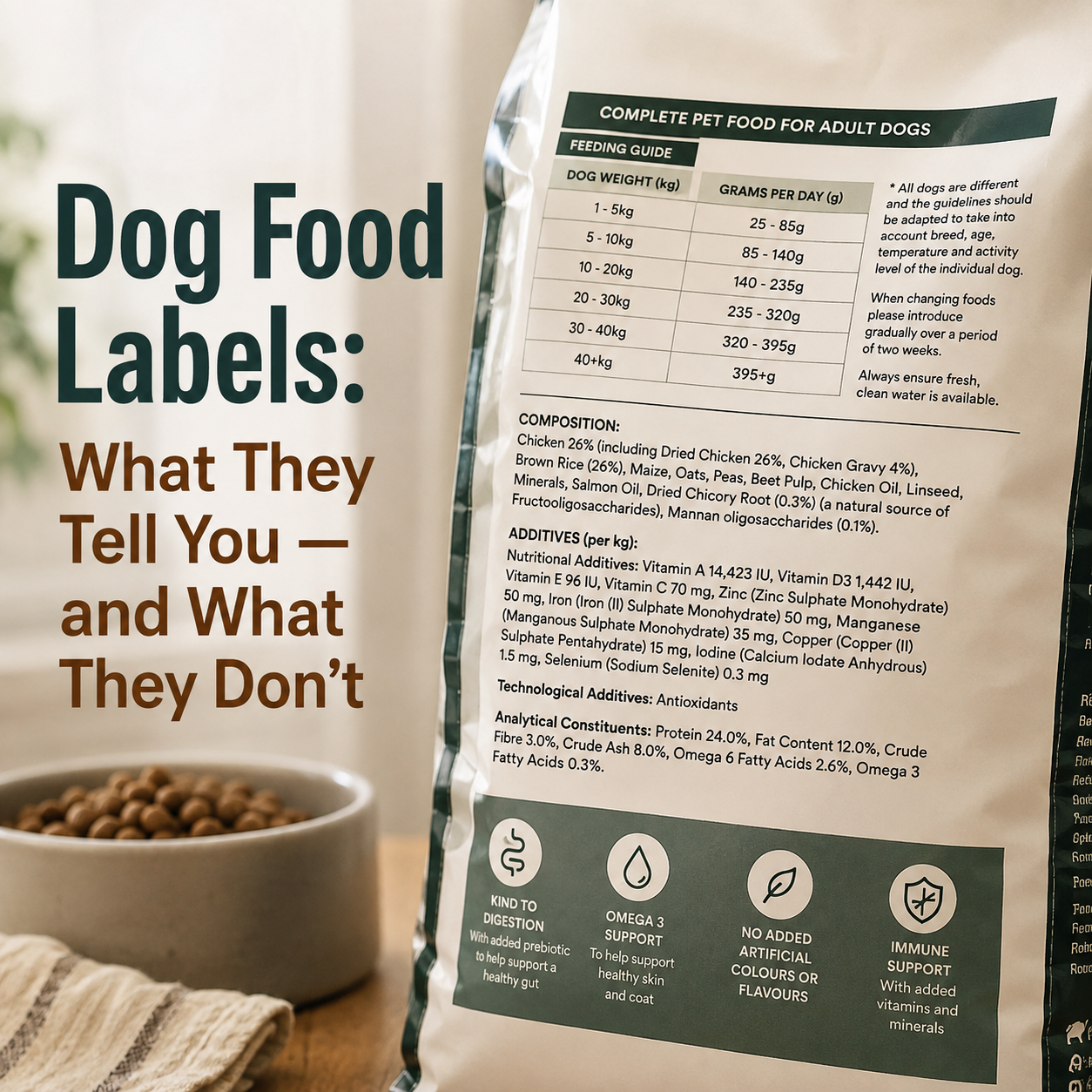 Dog Food Labels: What They Tell You — and What They Don't